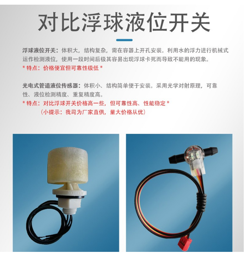 管道液位開關PCFS-2306A-55